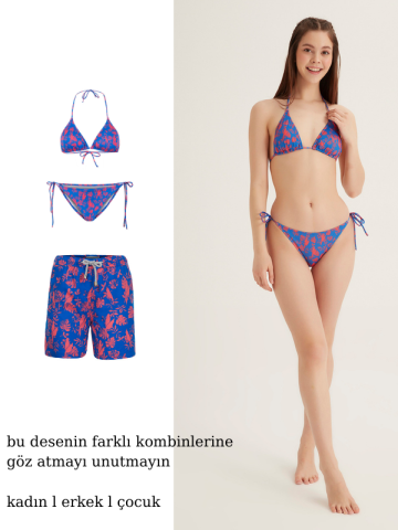 EXOTIC BIRDS - Kız Çocuk Üçgen Bikini