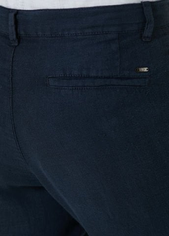 Lacivert Keten Pantolon