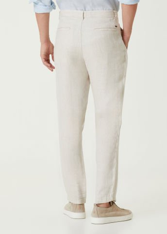 Naturel Keten Pantolon