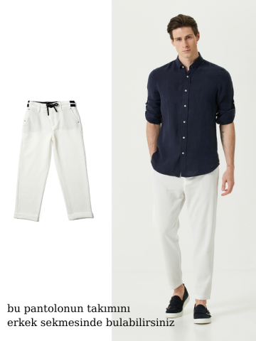 Çocuk Pique Pantolon - Gri