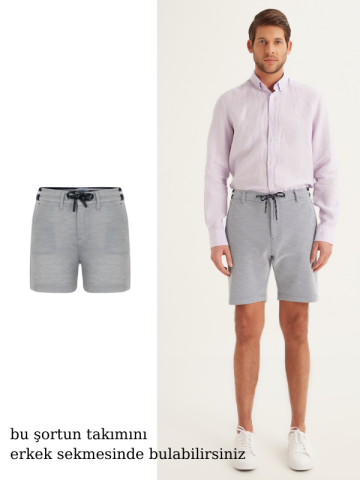 Raphael Çocuk Bermuda - Indigo