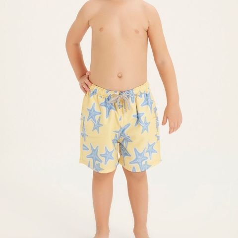 STARFISH LIME - Erkek Çocuk Mayo