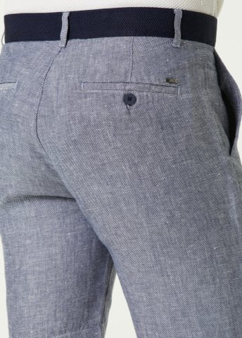 Indigo - Keten Bermuda