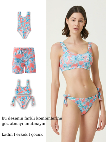 CALIFORNIA -Kız Çocuk Sporty Bikini