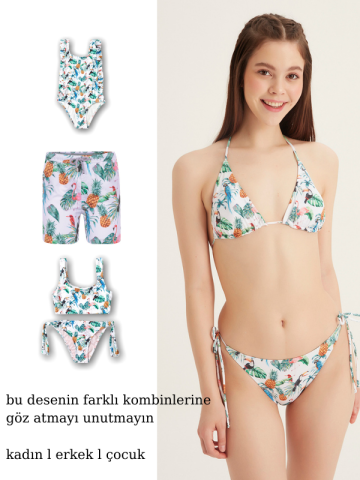 RİO - Kız Çocuk Üçgen Bikini