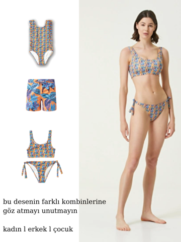 LIFE - Kız Çocuk Sporty Bikini